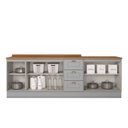 Ver imagem 5 de Balcão Modulado 240cm de Cozinha com Espaço para Cooktop Americana Henn