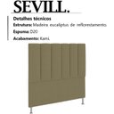 Ver imagem 3 de Cabeceira Solteiro 90 cm Sevill Veludo SL 945 Peer