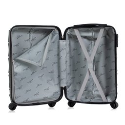 Mala Pequena de Bordo Havana, Abs, 4 Rodas e Fechadura - Preta - 4 Mala Pequena de Bordo Havana, Abs, 4 Rodas e Fechadura - Preta - 4