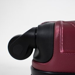 Mala Pequena de Bordo Havana, Abs, 4 Rodas e Fechadura - Vinho - 2