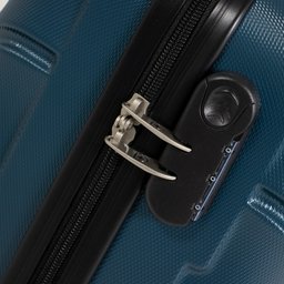 Mala Pequena de Bordo Havana, Abs, 4 Rodas e Fechadura - Azul - 9 Mala Pequena de Bordo Havana, Abs, 4 Rodas e Fechadura - Azul - 9