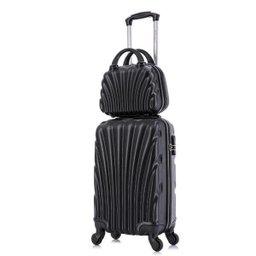 Kit Mala de Bordo com Frasqueira Dizy Swiss Move - Preta - 1