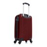 Mala de Bordo Pequena Zurique, em Abs, 4 Rodas - Vinho - 8