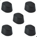 Ver imagem 1 de 5 Botões Fogão Atlas Mônaco Plus 4 Bocas Preto