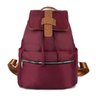 Mochila Feminina em Nylon com Bolso Frontal Swiss Move - Vinho - 1
