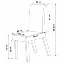 Ver imagem 4 de Mesa de Jantar 6 Lugares Lidia Marte Seda/blonde/nude - Pnr Móveis