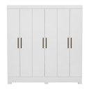 Ver mais imagens de Conjunto Cabeceira e Guarda Roupa Casal Ferrara Branco