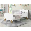 Ver imagem 4 de Mini Cama Nuvem Neve com Proteção Lateral e Colchão