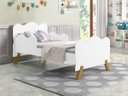 Ver imagem 4 de Mini Cama Nuvenzinha Branca com Proteção Lateral