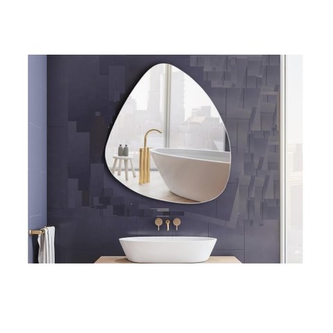 Espelho Decorativo Orgânico Lapidado 80x90cm