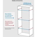 Ver imagem 3 de Porta Completa Branca Lisa Pormade - 60cm x 210M - Esquerda - Paredes de 16cm À 23cm