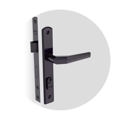 Fechadura Maçaneta Perfil Zamac Soprano -520 - Preto