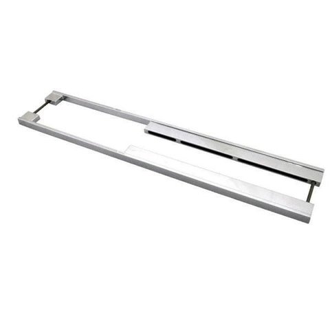 Puxador de Porta Zamac Sobrepor Italy Line 1729 692 Mm Escovado