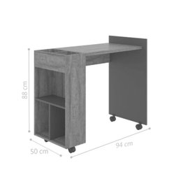 Mesa de Computador Luna Branco - 4 Mesa de Computador Luna Branco - 4