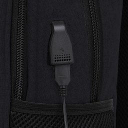 Mochila Security Notebook até 15,6" com Porta Usb Preto - 4