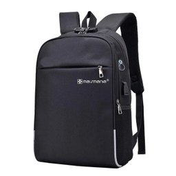 Mochila Security Notebook até 15,6" com Porta Usb Preto - 1