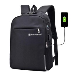 Mochila Security Notebook até 15,6" com Porta Usb Preto - 3