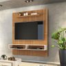 Painel para TV Quartzo Carvalho Nobre Off White - Dj Móveis - 2