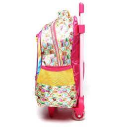 Kit Mochila com Rodinhas Shopkins Rainbow com Lancheira e Estojo - 2