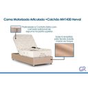 Ver imagem 5 de Cama c/Controle Articulada Motorizada Herval +Colchão c/Massagem MH1430 100x203