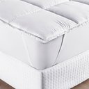 Ver imagem 3 de Protetor Colchão Pillow Top Premium Casal Queen Micropercal 200 Fios Macio Camada Proteção -