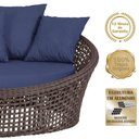 Ver imagem 3 de Chaise Hungria Pintura Fendi Corda Náutica E10 Trama Marrom