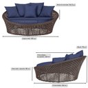 Ver imagem 2 de Chaise Hungria Pintura Fendi Corda Náutica E10 Trama Marrom