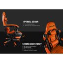 Ver imagem 3 de Cadeira Gamer Super Confortável Dk-709Br Marrom - Raidmax