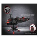 Ver imagem 4 de Cadeira Gamer Drakon Dk-702Rd Vermelha - Raidmax