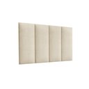 Ver imagem 2 de Cabeceira Solteiro Mdf/mdp Estofada Suede 0,90 Areia