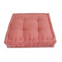 Ver imagem 1 de Futon Turco 50x50x12cm - Tecido Algodão Cotelê - Cor Rosa Antigo Ref.23