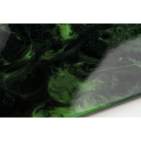 Kit Mármore Líquido Verde Bahia / Preto Jato Ag Resinas Ag Kit Bancada Ag