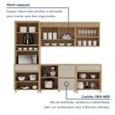 Ver imagem 7 de Cozinha 5 Peças 10 Portas Torre Quente 100% MDF Mista