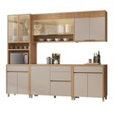 Ver imagem 2 de Cozinha 5 Peças 10 Portas Torre Quente 100% MDF Mista