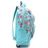 Mochila com Rodinhas Capricho Liberty Azul 11332 - Água - 2