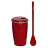 Kit Tereré Copo Alumínio Térmico Bomba Metal Color Vermelho Gastrobel Kit Vermelho - 1