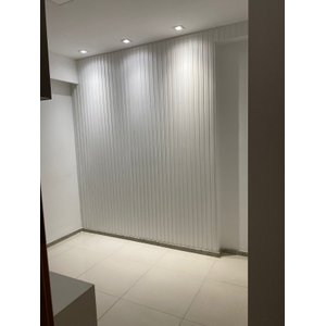Painel Ripado Versátil: 03 unid. 270X110cm larg. Talatto Painéis Branco TX