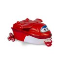Ver imagem 5 de Mochila 3D com Rodinhas e Lancheira Super Wings Jett 2981AM19 - Vermelho