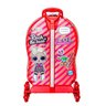 Mochila 3D com Rodinhas e Lancheira Lol MC 2990BM19 Lançamento - Vermelho - 4