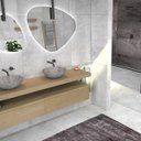 Ver imagem 5 de Espelho orgânico iluminado com led frio 60x50cm TOUCH