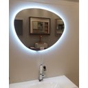 Ver mais imagens de Espelho orgânico iluminado com led frio 60x50cm TOUCH