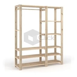 Arara Mais Três Prateleiras Para Loja Versátil - 4