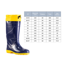Ver imagem 4 de Bota de Pvc Cano Extra Longo com Polaina Preta/amarela Num. 40