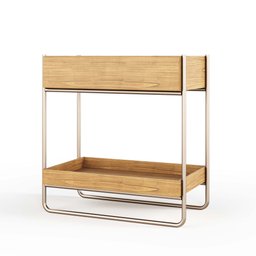 Mesa de Cabeceira 1 Gaveta Ayumi - Cl2440 - 1