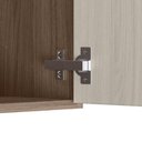 Ver imagem 3 de Balcão com Tampo 1 Porta MDF 40 cm Kali 1221822 Carvalho Toq Bianco Nicioli