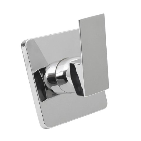 Acabamento de Misturador Monocomando para Chuveiro Quadrado Purangi Pingoo.casa - Prata