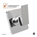Ver imagem 7 de Acabamento de Misturador Monocomando para Chuveiro Quadrado Purangi Pingoo.casa - Prata