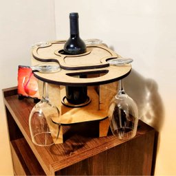 Mini Adega MDF para 1 garrafas - 5