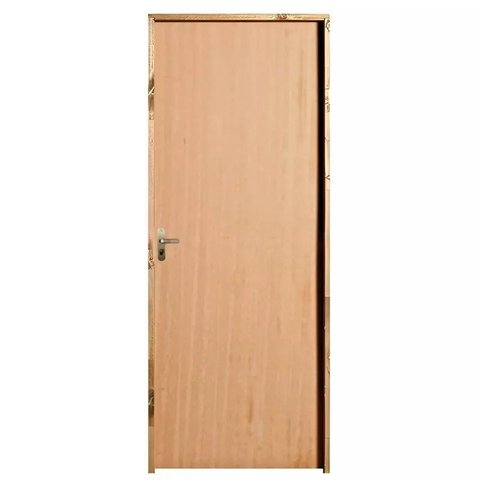 Porta de Madeira Semi-oca Padrão Angelim Lisa Bat.11 Cm Misto Fech Navas Externa 210x72-lado Direito