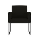 Ver imagem 2 de Kit Sofá 2 Lugares + 2 Poltronas para Recepção Sala Balaqui Cor:preto Preto